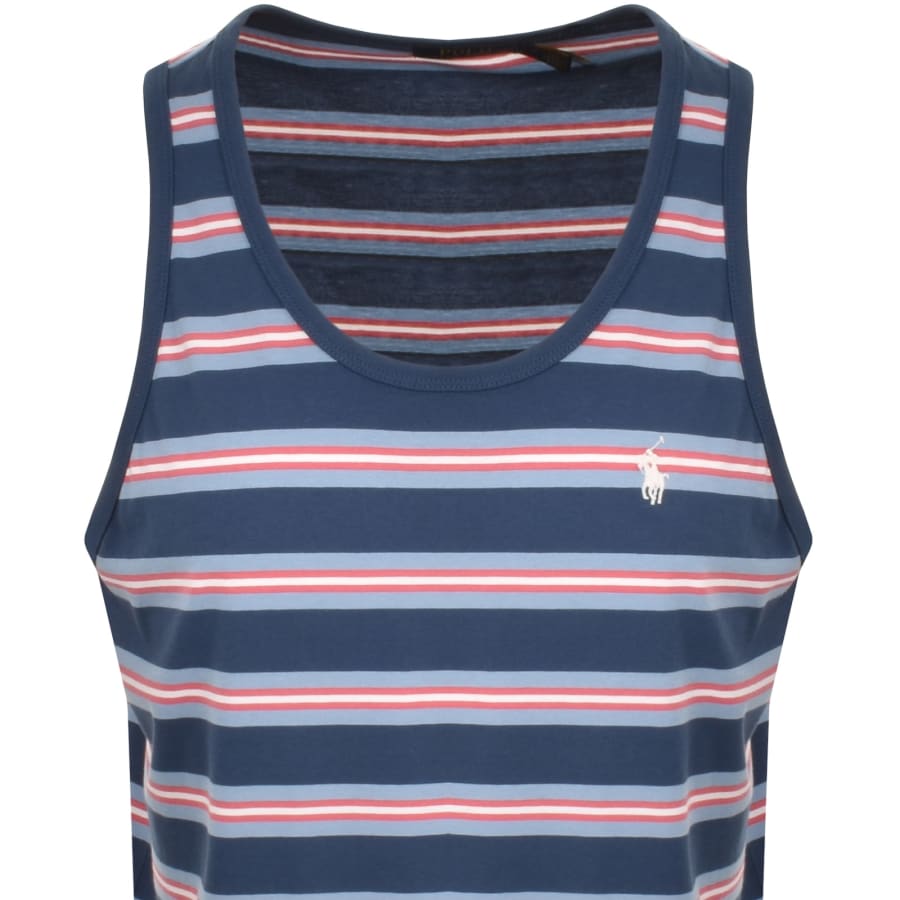 Ralph Lauren Stripe Vest Blue